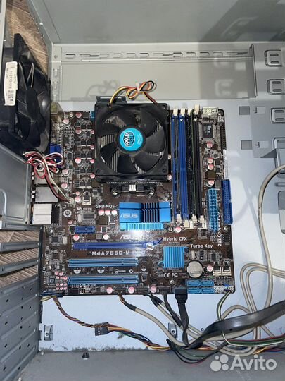 Комплект процессор, материнская плата, кулер, озу