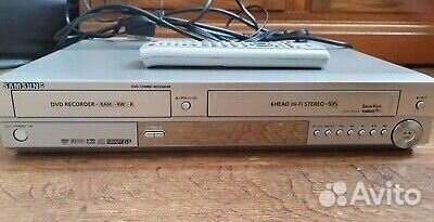 2 в 1 пишущий DVD+VHS рекордер Samsung, новый