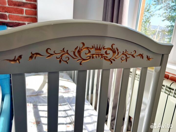 Детская кроватка для малыша от 0+ гандылян