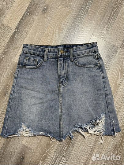 Юбка джинсовая