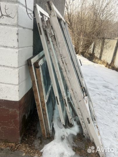 Деревянные окна б/у