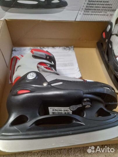 Коньки детские раздвижные