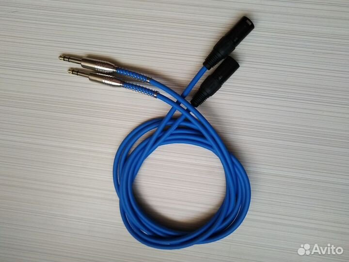 Кабели балансные мониторные Jack-XLR Canare