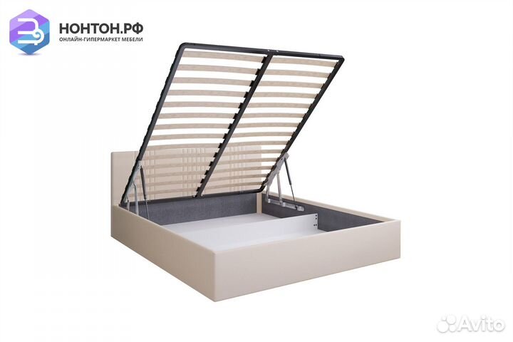 Кровать Амелия бежевая