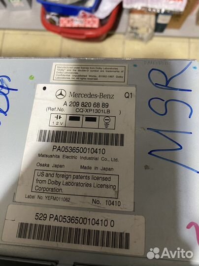 Монитор на Mercedes-benz W209 рестайлинг