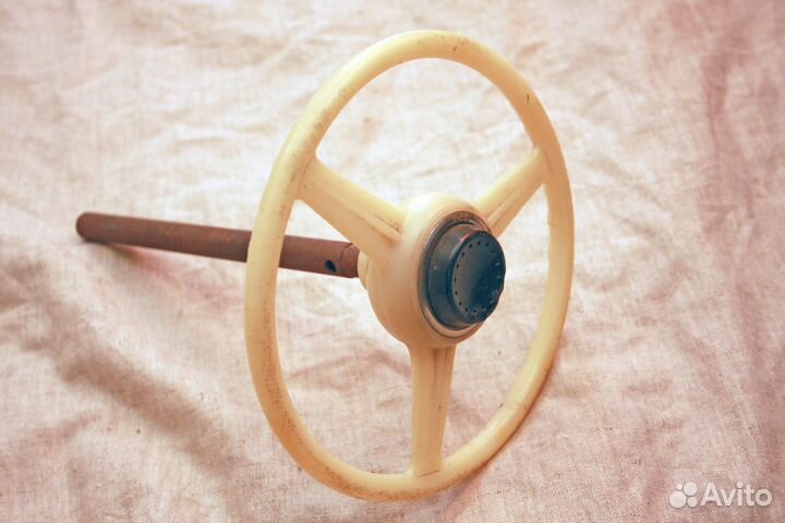 Оригинальный руль педальный автомобиль Москвич