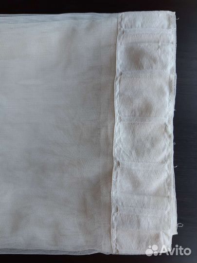 Занавеска тюль с кружевом