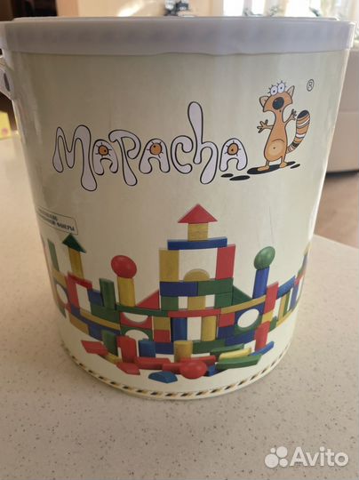 Кубики деревянные