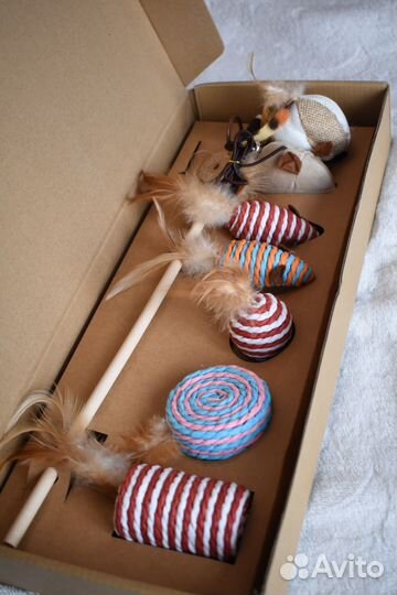 Игрушки для кошек набор