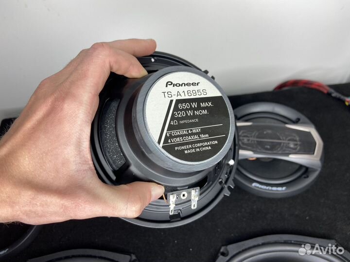 Автомобильные колонки Pioneer Динамики 16 см 650 w