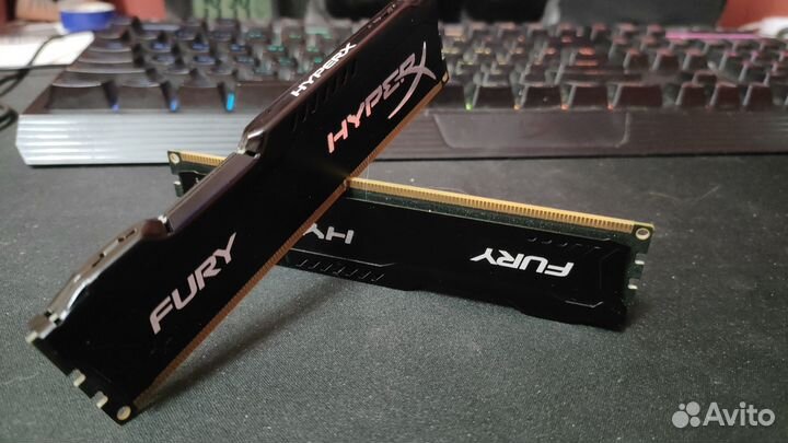 Оперативная память Kingston HyperX ddr3 2x4GB
