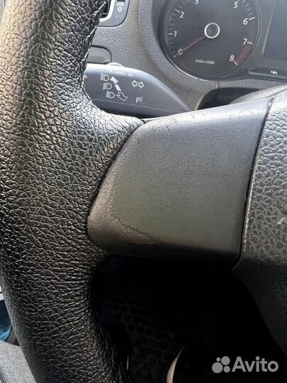 Руль volkswagen polo в новой коже