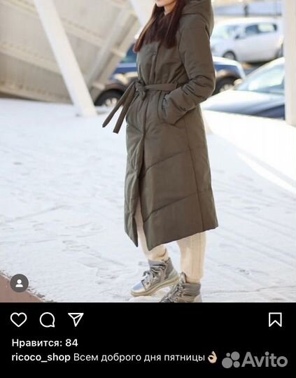 Пуховик зимний длинный женский s ricoco