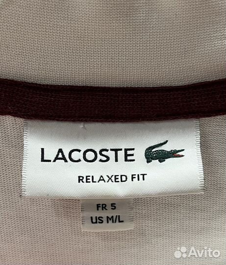 Лонгслив Lacoste белый