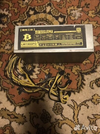 Блок питания для asic 1600-1800 ватт