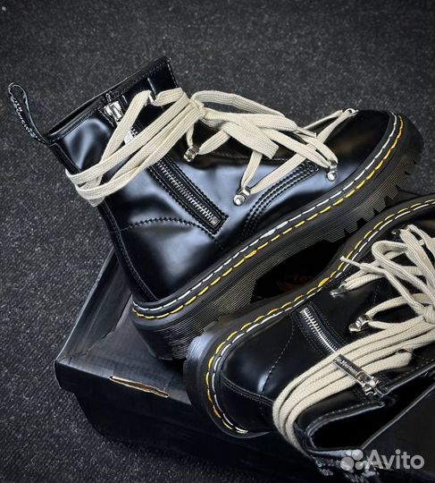 Ботинки rick owens dr martens 1460