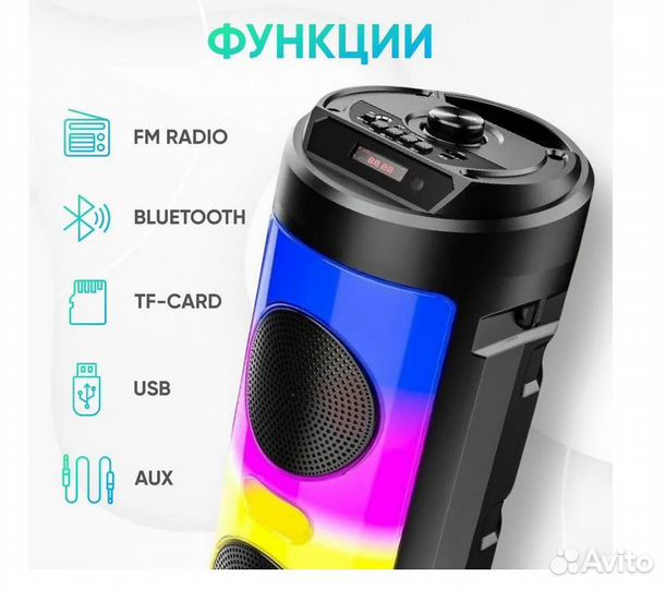 Колонка Bluetooth ZQS-4248 (TF/USB/AUX/FM)