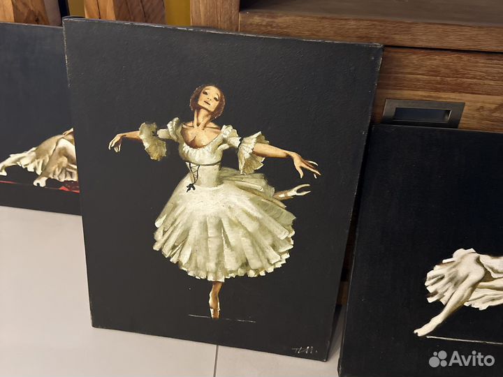 Картина балерина масло холст серия