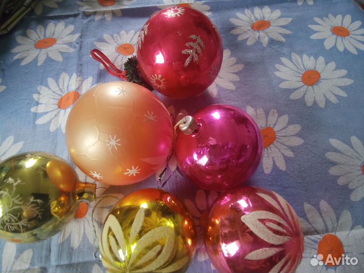 Елочные шары гдр. Стеклянные бусы на елку
