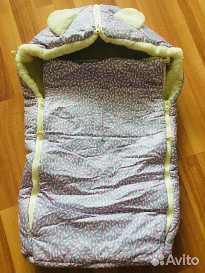 Зимний конверт на овчине