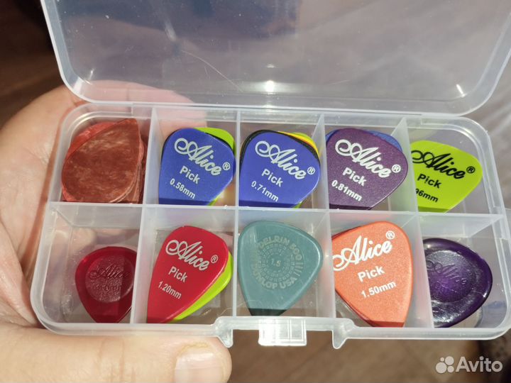 Медиаторы для гитары от 0,58 до 3.0