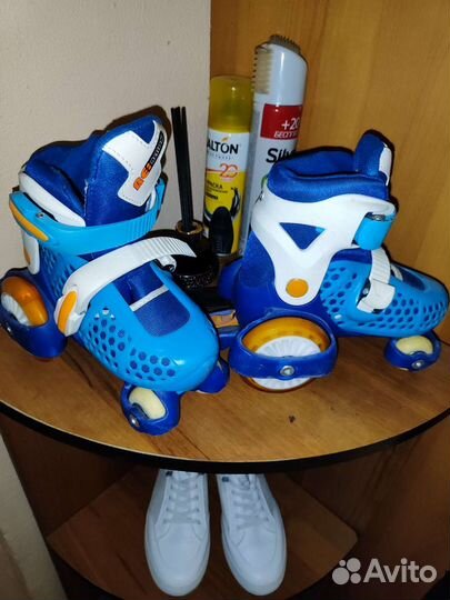 Роликовые коньки детские раздвижные 29-32р