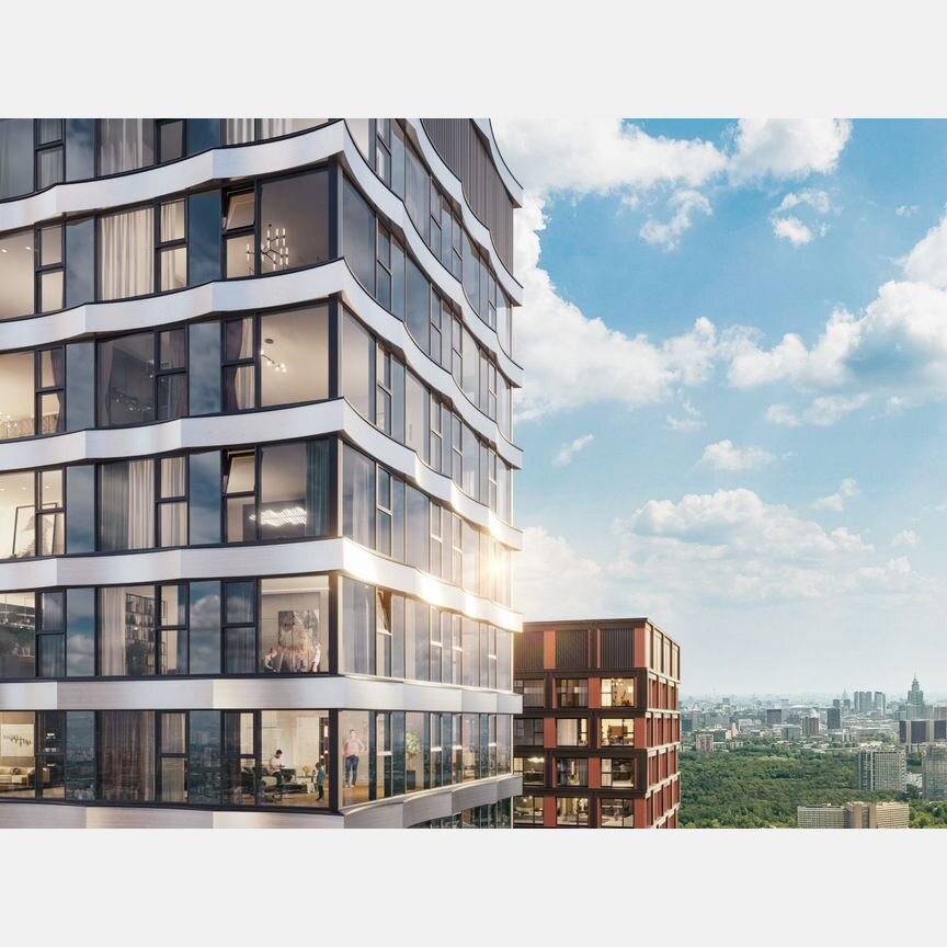 2-к. квартира, 55,9 м², 2/30 эт.