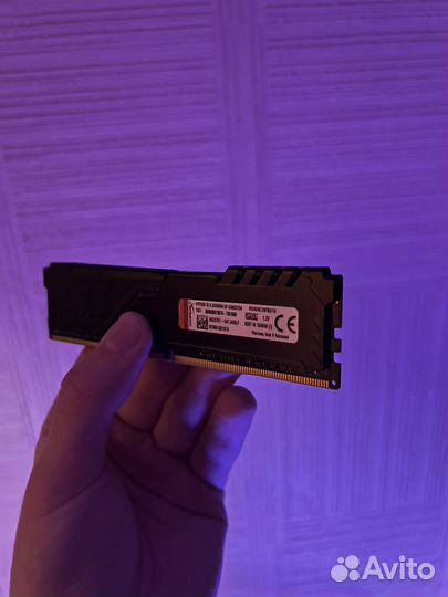 Оперативная память ddr4 HyperX fury 16gb