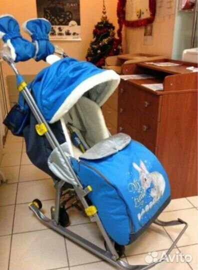 Детские санки коляска бу