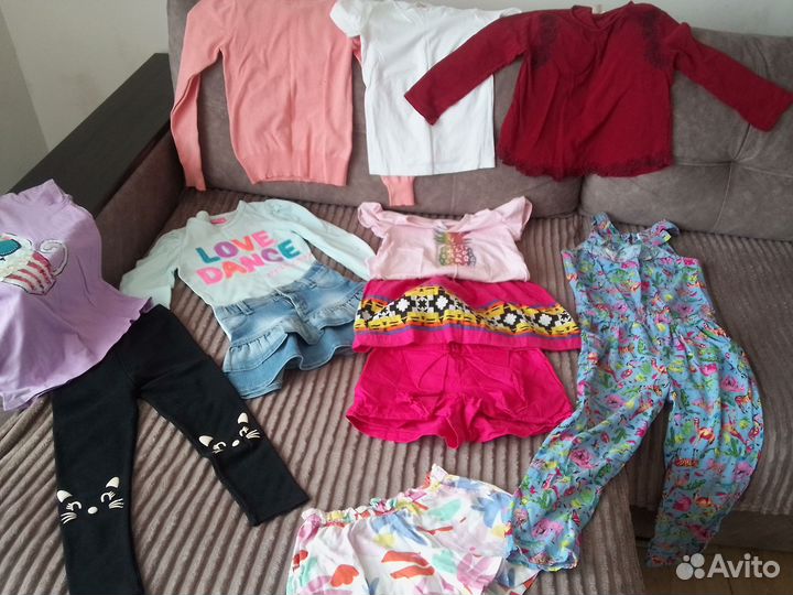 Детская одежда на девочку пакетом