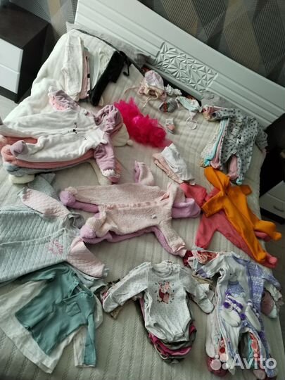 Пакет вещей на девочку размер 62-68