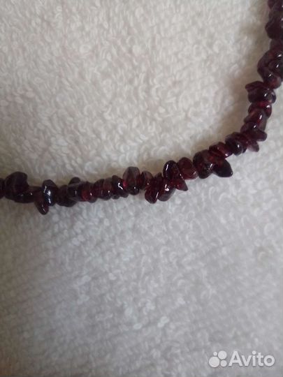 Бусы гранатовые СССР