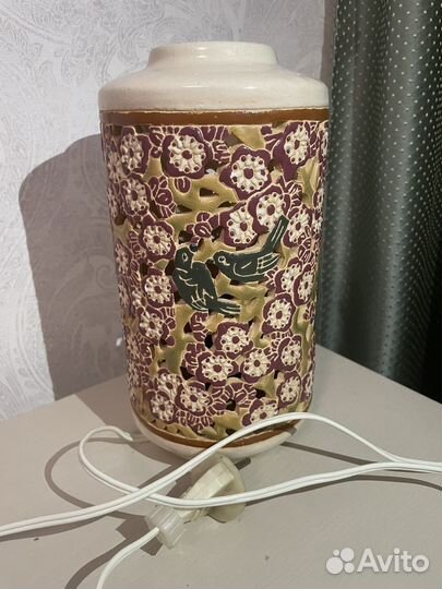 Лампа настольная керамика СССР