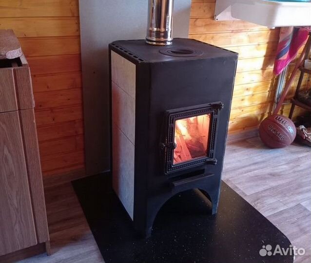 Печь камин на дровах