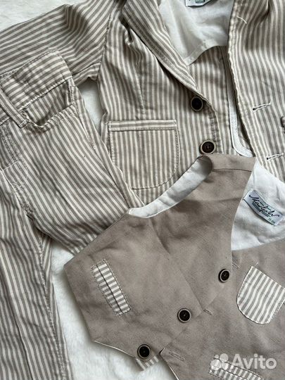 Костюм тройка для мальчика 74