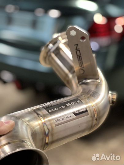 Даунпайп Е200 E250 E300 W213