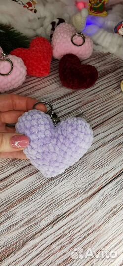 Сердечко валентинка брелок