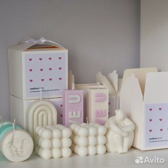 Свечи формовые ручной работы