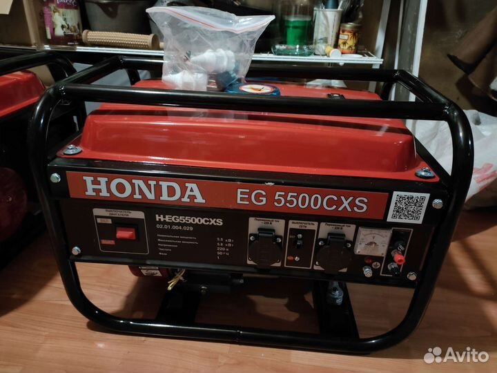 Генератор бензиновый honda eg 5500cxs