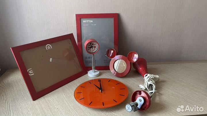 Рамки, часы, лампа (IKEA)
