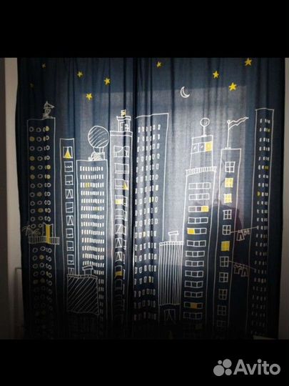 Шторы IKEA на люверсах