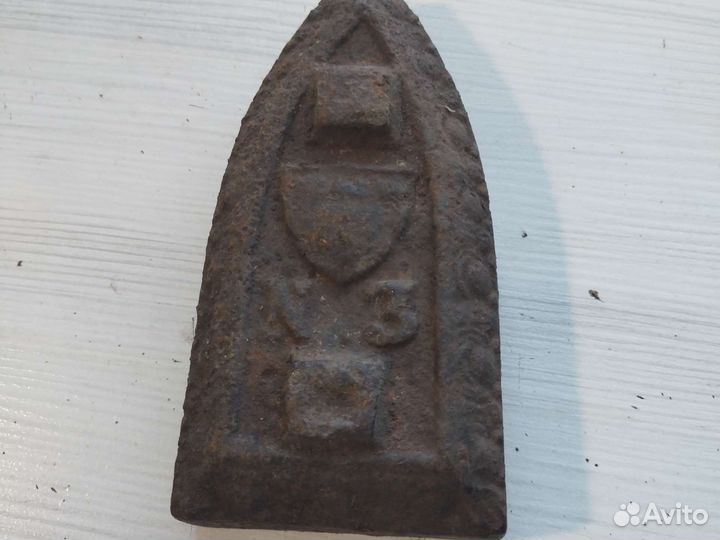 Утюг старинный, дореволюционной