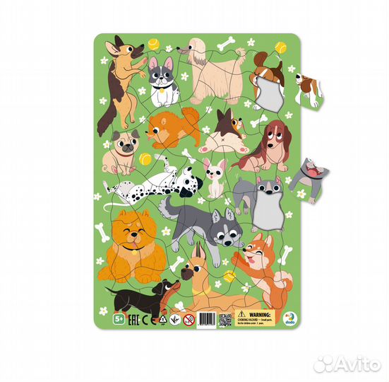 Пазл в рамке 