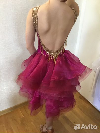 Платье Ла для бальных танцев Ю2-Мол