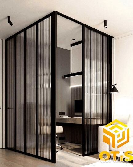 Перегородки/Раздвижные/С дверью