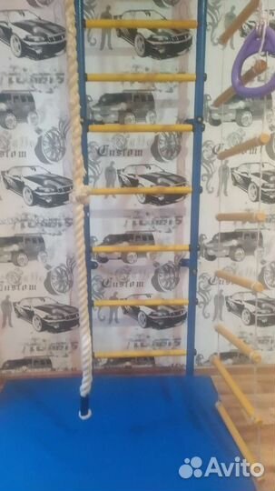 Детская шведская стенка деревянная