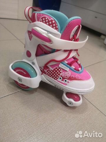 Роликовые коньки детские раздвижные
