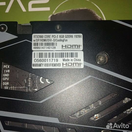 Видеокарта rtx 2060 6gb