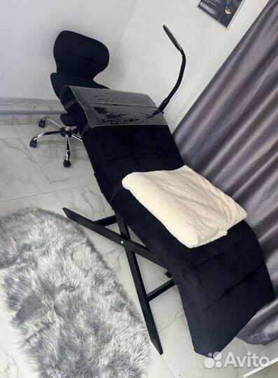 Кушетка анатомическая Квадрат с регулировками изголовья и ног