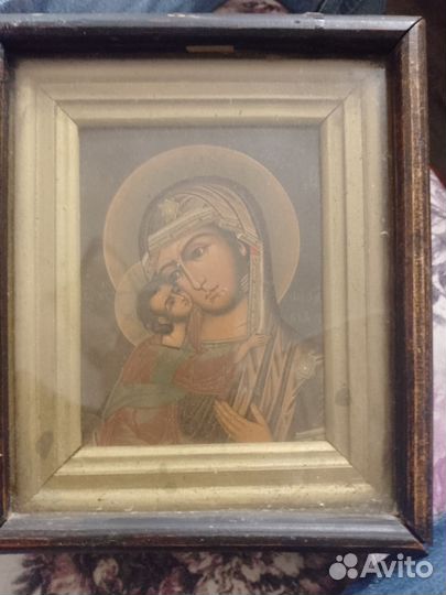 Старинные иконы 19 век в киоте